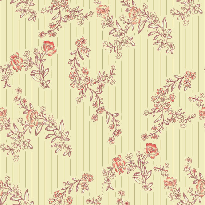 Seamless Watercolor Floral Pattern Design