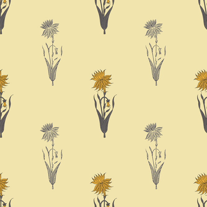 Sunflowers Seamless Pattern Design