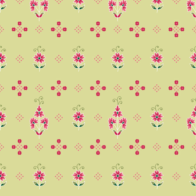 Floral Seamless Pattern Stock Illustration