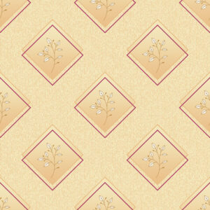 Geometric Floral with fabric texture Design