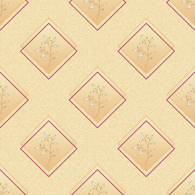 Geometric Floral with fabric texture Design