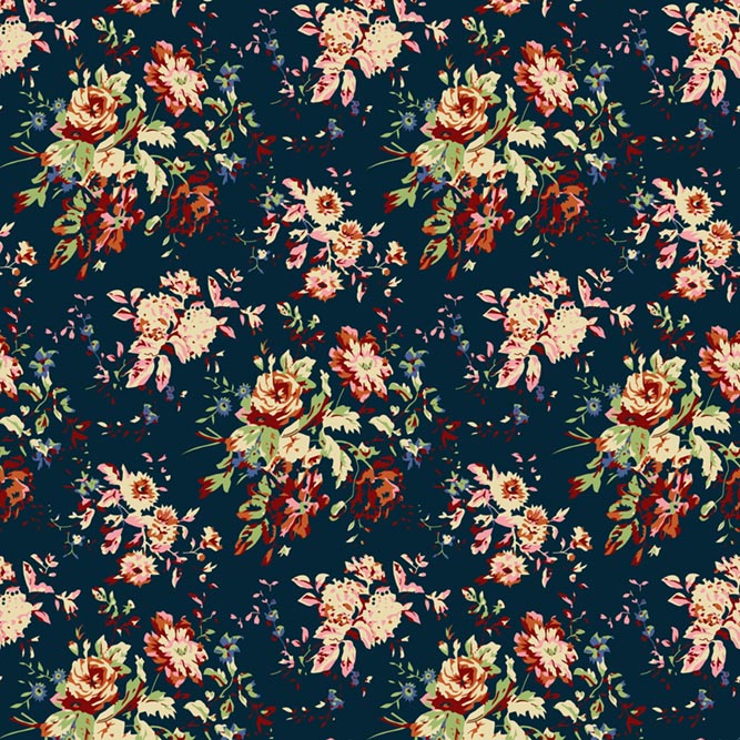 Floral Pattern Digital vintage Design